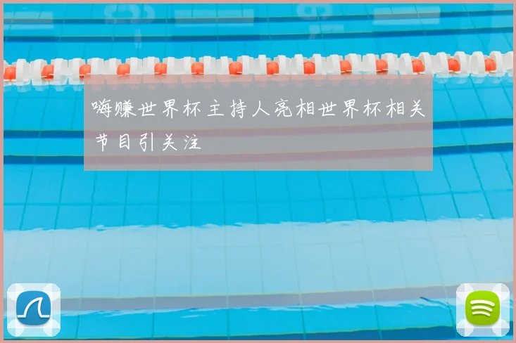 嗨赚世界杯主持人亮相世界杯相关节目引关注